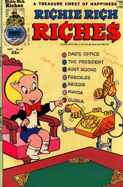 Cover for Richie Rich Riches (Harvey, 1972 series) #21