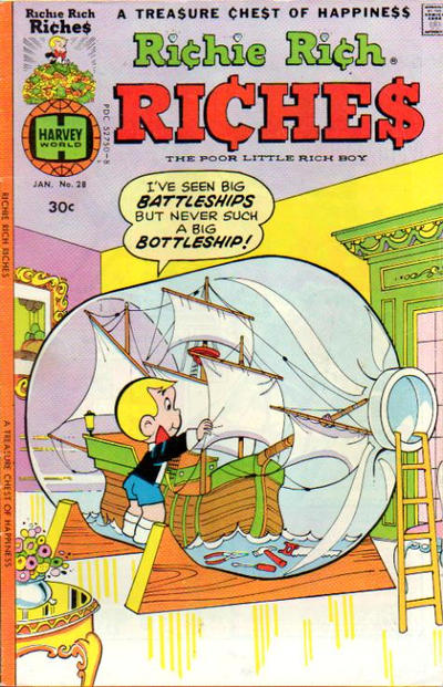 Cover for Richie Rich Riches (Harvey, 1972 series) #28