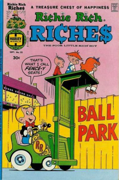 Cover for Richie Rich Riches (Harvey, 1972 series) #32