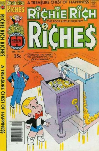Cover for Richie Rich Riches (Harvey, 1972 series) #39