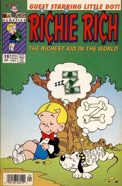 Cover for Richie Rich (Harvey, 1991 series) #15 [Newsstand]