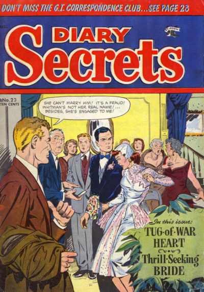 Cover for Diary Secrets (St. John, 1952 series) #23