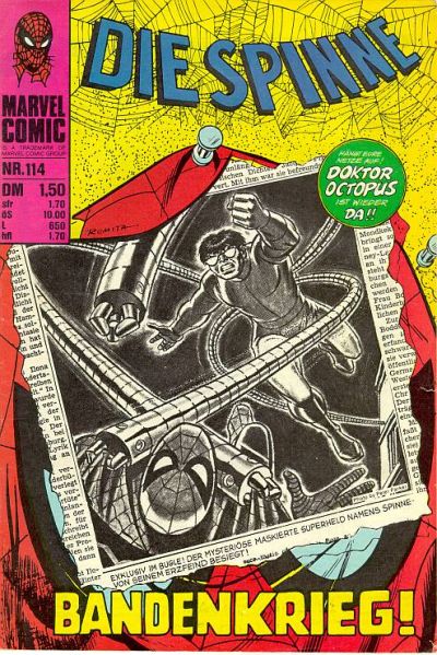 Cover for Die Spinne (BSV - Williams, 1974 series) #114