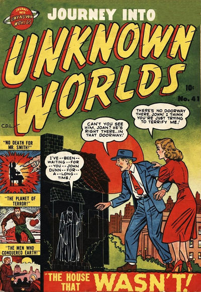 Cover for Journey into Unknown Worlds (Bell Features, 1950 series) #41