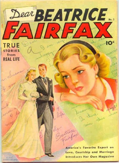 Cover for Dear Beatrice Fairfax (Pines, 1950 series) #5