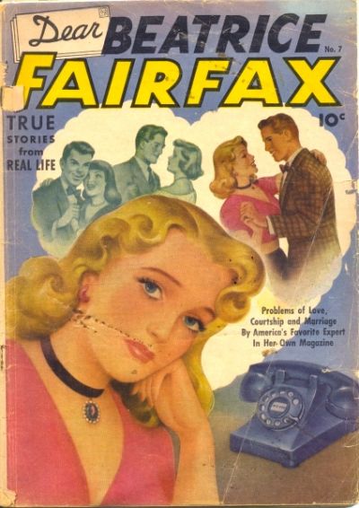 Cover for Dear Beatrice Fairfax (Pines, 1950 series) #7