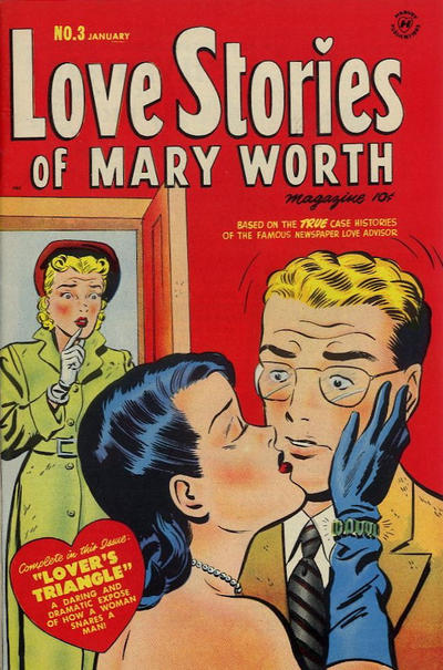 Cover for Love Stories of Mary Worth (Harvey, 1949 series) #3