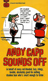 Cover for Andy Capp Sounds Off (Gold Medal Books, 1966 series) #D1855