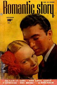 Cover Thumbnail for Romantic Story (Fawcett, 1949 series) #1