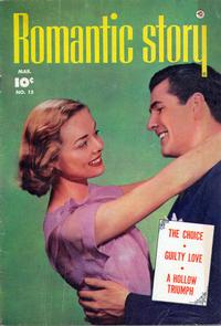 Cover Thumbnail for Romantic Story (Fawcett, 1949 series) #15