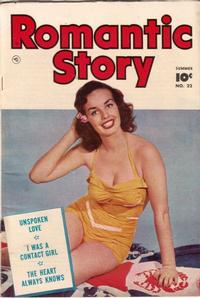 Cover Thumbnail for Romantic Story (Fawcett, 1949 series) #22