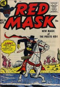 Cover Thumbnail for Red Mask (Magazine Enterprises, 1954 series) #54