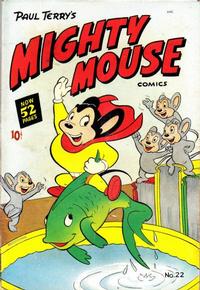Cover Thumbnail for Paul Terry's Mighty Mouse Comics (St. John, 1951 series) #22 [52-pages]
