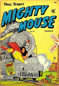 Cover Thumbnail for Paul Terry's Mighty Mouse Comics (St. John, 1951 series) #40