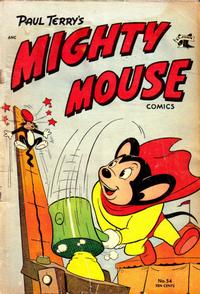 Cover Thumbnail for Paul Terry's Mighty Mouse Comics (St. John, 1951 series) #54