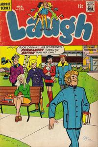 Cover for Laugh Comics (Archie, 1946 series) #216