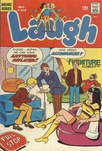 Cover for Laugh Comics (Archie, 1946 series) #218