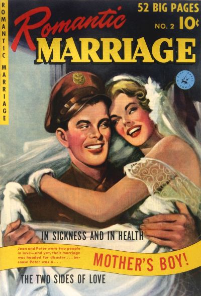 Cover for Romantic Marriage (Ziff-Davis, 1950 series) #2