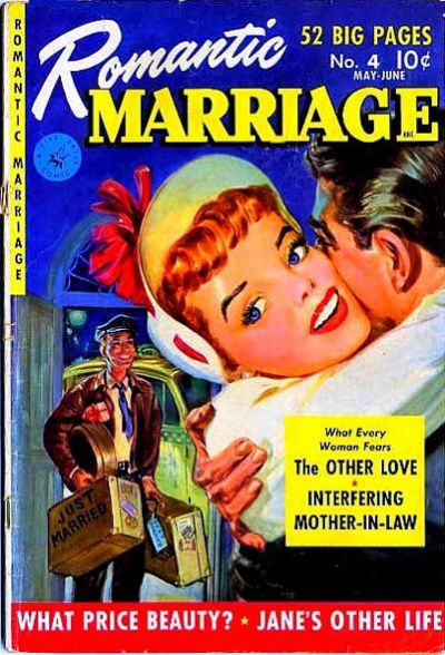 Cover for Romantic Marriage (Ziff-Davis, 1950 series) #4