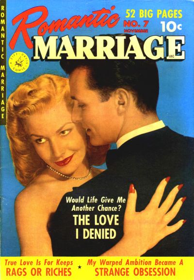 Cover for Romantic Marriage (Ziff-Davis, 1950 series) #7
