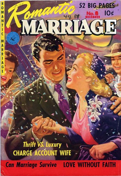 Cover for Romantic Marriage (Ziff-Davis, 1950 series) #8