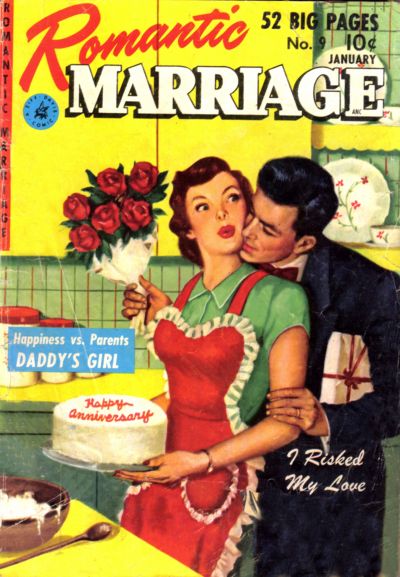 Cover for Romantic Marriage (Ziff-Davis, 1950 series) #9