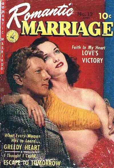 Cover for Romantic Marriage (Ziff-Davis, 1950 series) #12