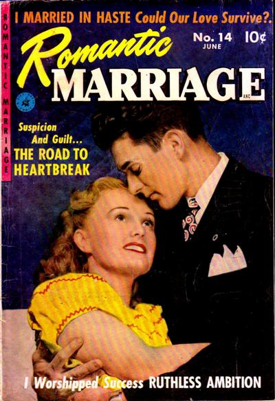 Cover for Romantic Marriage (Ziff-Davis, 1950 series) #14