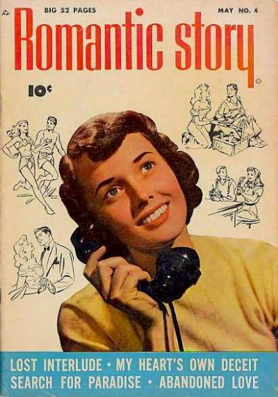 Cover for Romantic Story (Fawcett, 1949 series) #4