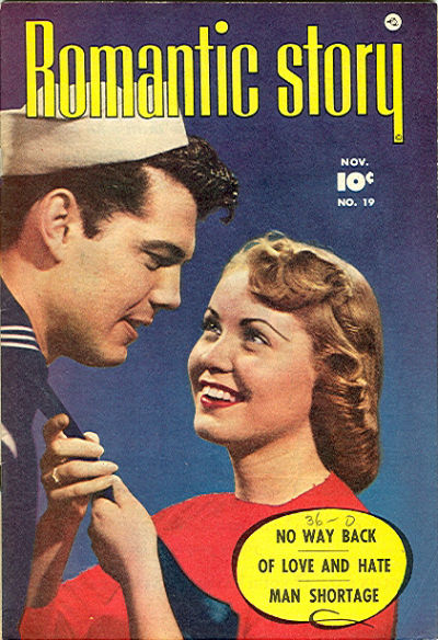 Cover for Romantic Story (Fawcett, 1949 series) #19