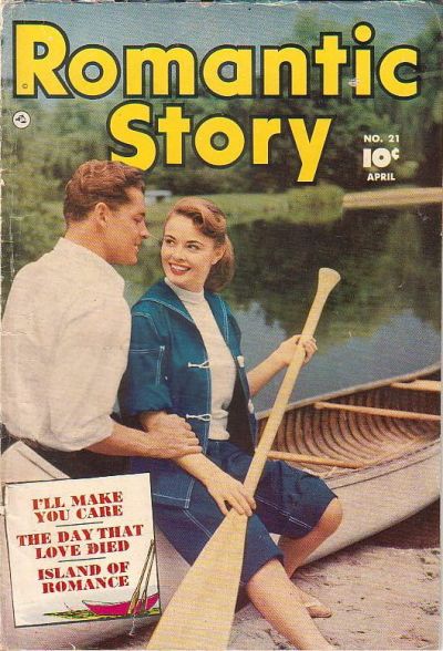Cover for Romantic Story (Fawcett, 1949 series) #21