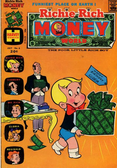 Cover for Richie Rich Money World (Harvey, 1972 series) #6