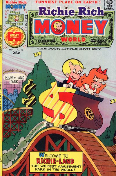Cover for Richie Rich Money World (Harvey, 1972 series) #19