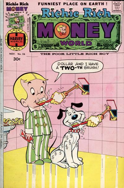 Cover for Richie Rich Money World (Harvey, 1972 series) #26
