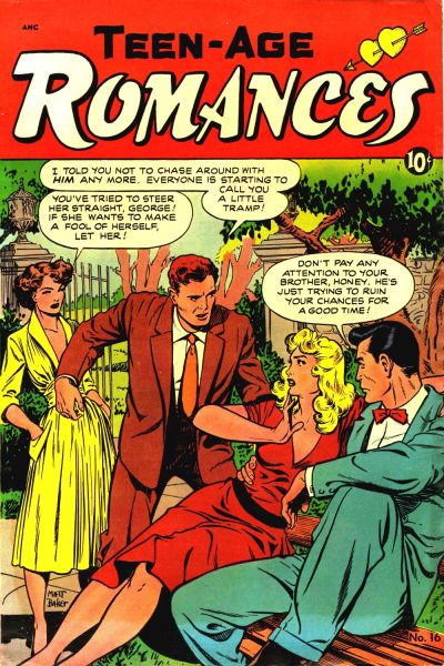 Cover for Teen-Age Romances (St. John, 1949 series) #16