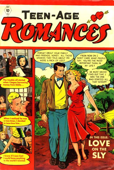 Cover for Teen-Age Romances (St. John, 1949 series) #21
