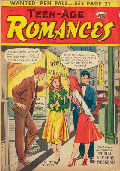 Cover for Teen-Age Romances (St. John, 1949 series) #37