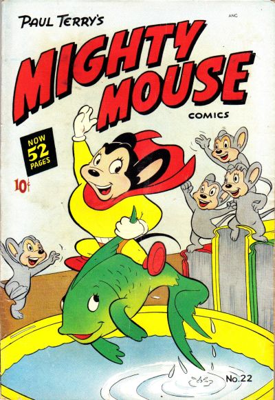 Cover for Paul Terry's Mighty Mouse Comics (St. John, 1951 series) #22 [52-pages]
