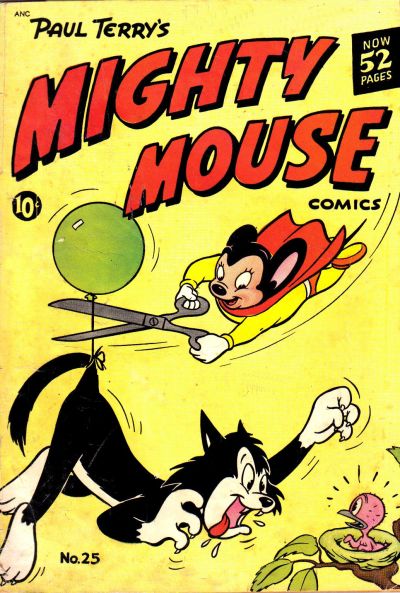 Cover for Paul Terry's Mighty Mouse Comics (St. John, 1951 series) #25 [52-pages]