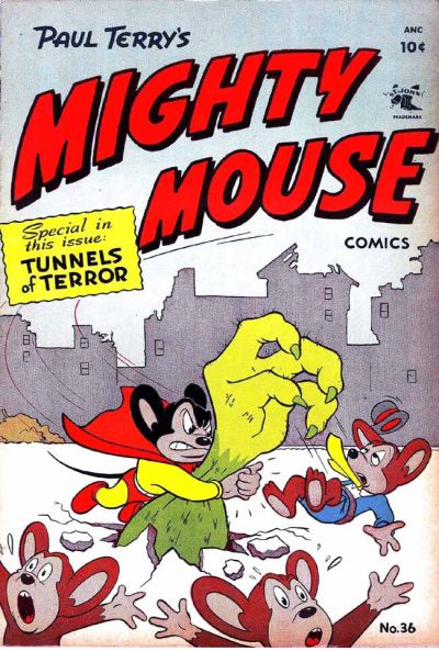 Cover for Paul Terry's Mighty Mouse Comics (St. John, 1951 series) #36
