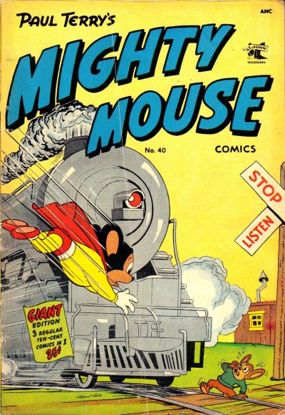 Cover for Paul Terry's Mighty Mouse Comics (St. John, 1951 series) #40