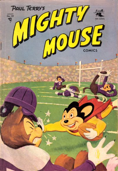 Cover for Paul Terry's Mighty Mouse Comics (St. John, 1951 series) #59