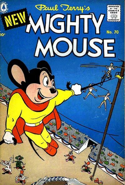 Cover for Paul Terry's Mighty Mouse (Pines, 1956 series) #70