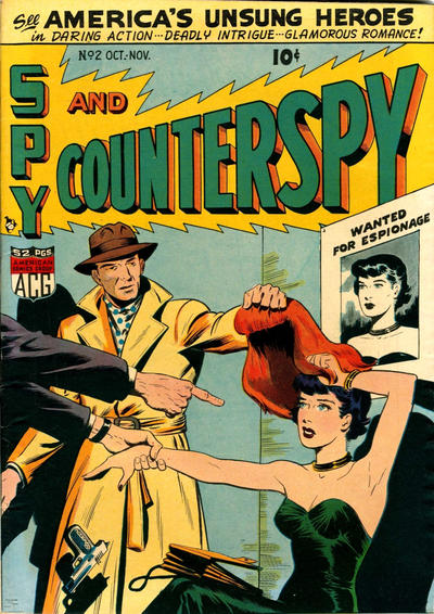 Cover for Spy and Counterspy (American Comics Group, 1949 series) #2