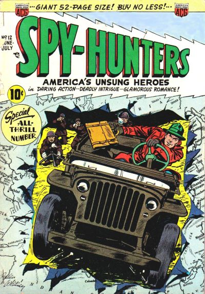 Cover for Spy-Hunters (American Comics Group, 1949 series) #12
