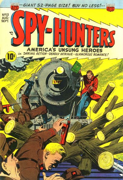 Cover for Spy-Hunters (American Comics Group, 1949 series) #13