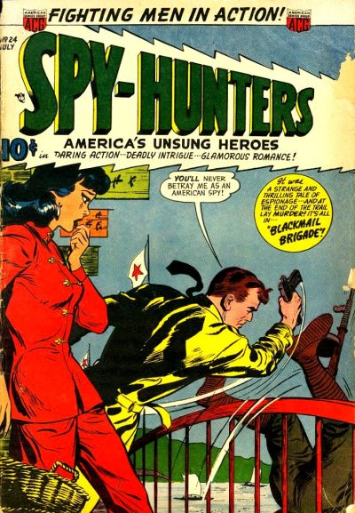 Cover for Spy-Hunters (American Comics Group, 1949 series) #24