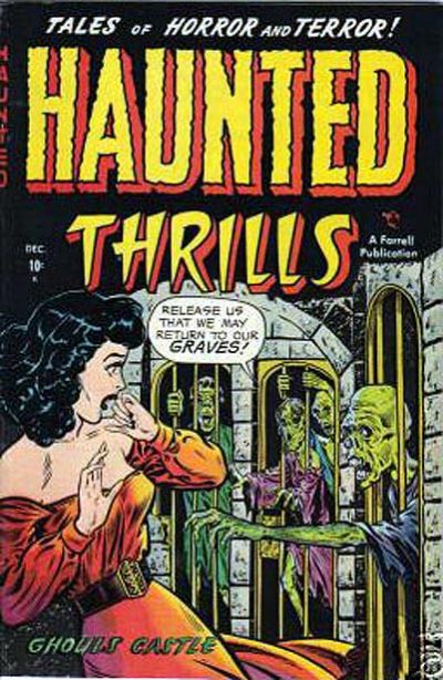 Cover for Haunted Thrills (Farrell, 1952 series) #4