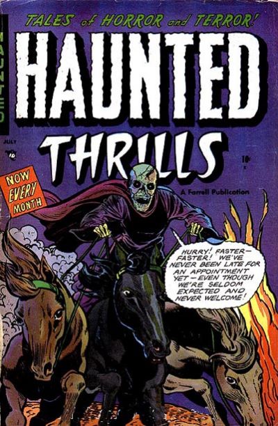 Cover for Haunted Thrills (Farrell, 1952 series) #10