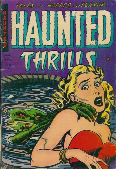 Cover for Haunted Thrills (Farrell, 1952 series) #14